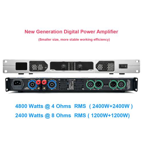 FP-7000 4800W 2-Channel Digital Amplifier Multi-Power Option 1U Rack