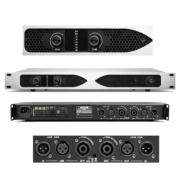 FP-2000 2 Channel Digital Power Amplifier 1U Rack Mount Pro Audio Amp