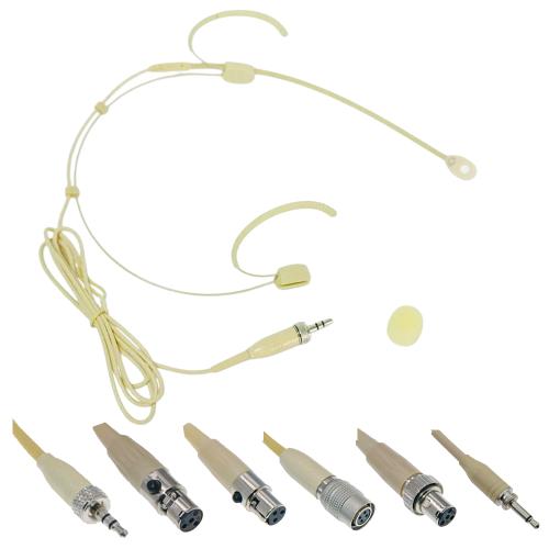 Beta-CC Beige Cardioid Headset Mic for Shure/Sennheiser/AKG & PC