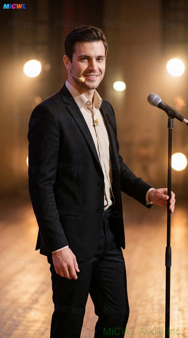 TL48 lavalier microphone for stage performance - invisible audio solution for performers