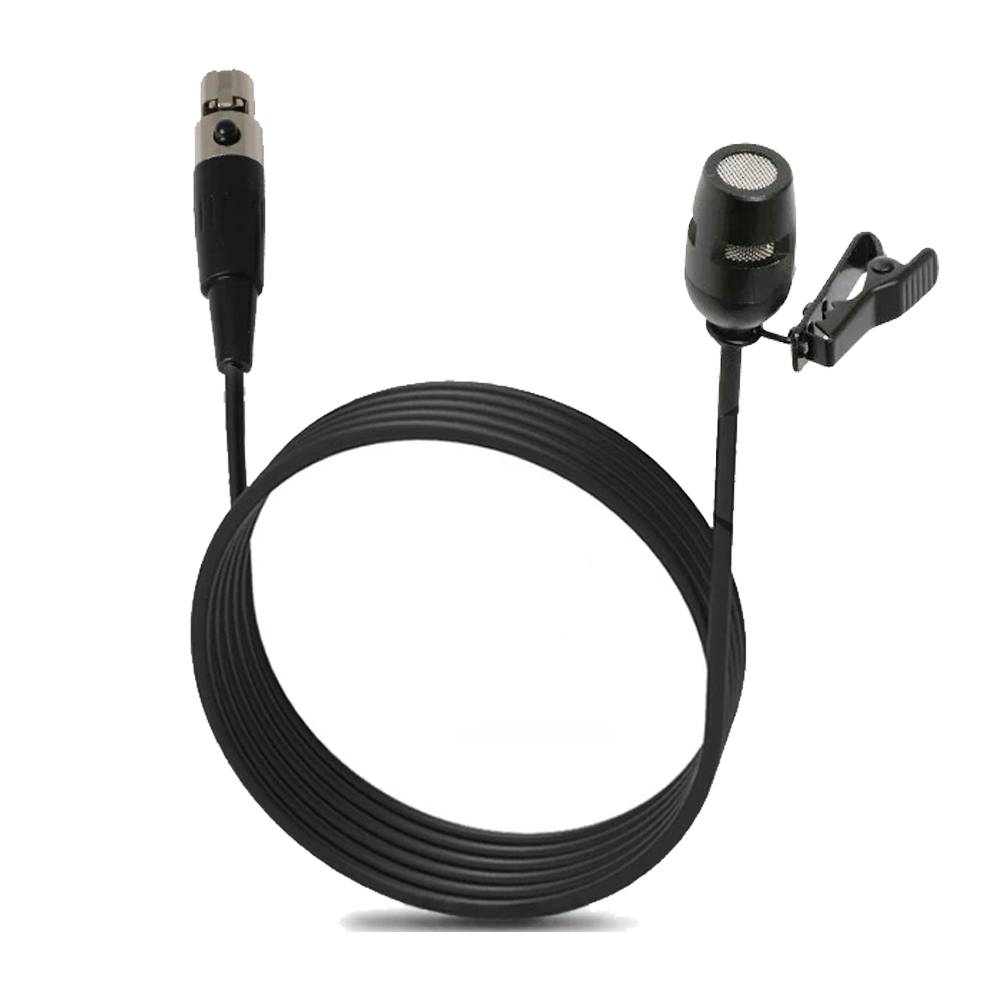 CVL Cardioid Lavalier Microphone with 6 connector options for Shure, Sennheiser, AKG, MIPRO, Audio-Technica and 3.5mm – discreet lapel mic