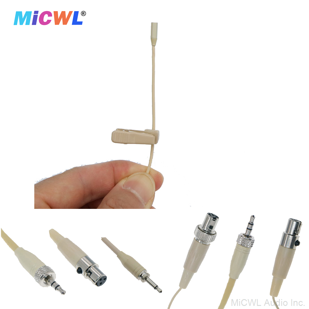 TL48 omnidirectional lavalier microphone with TA4F connector replacement lapel mic for Shure bodypack transmitters