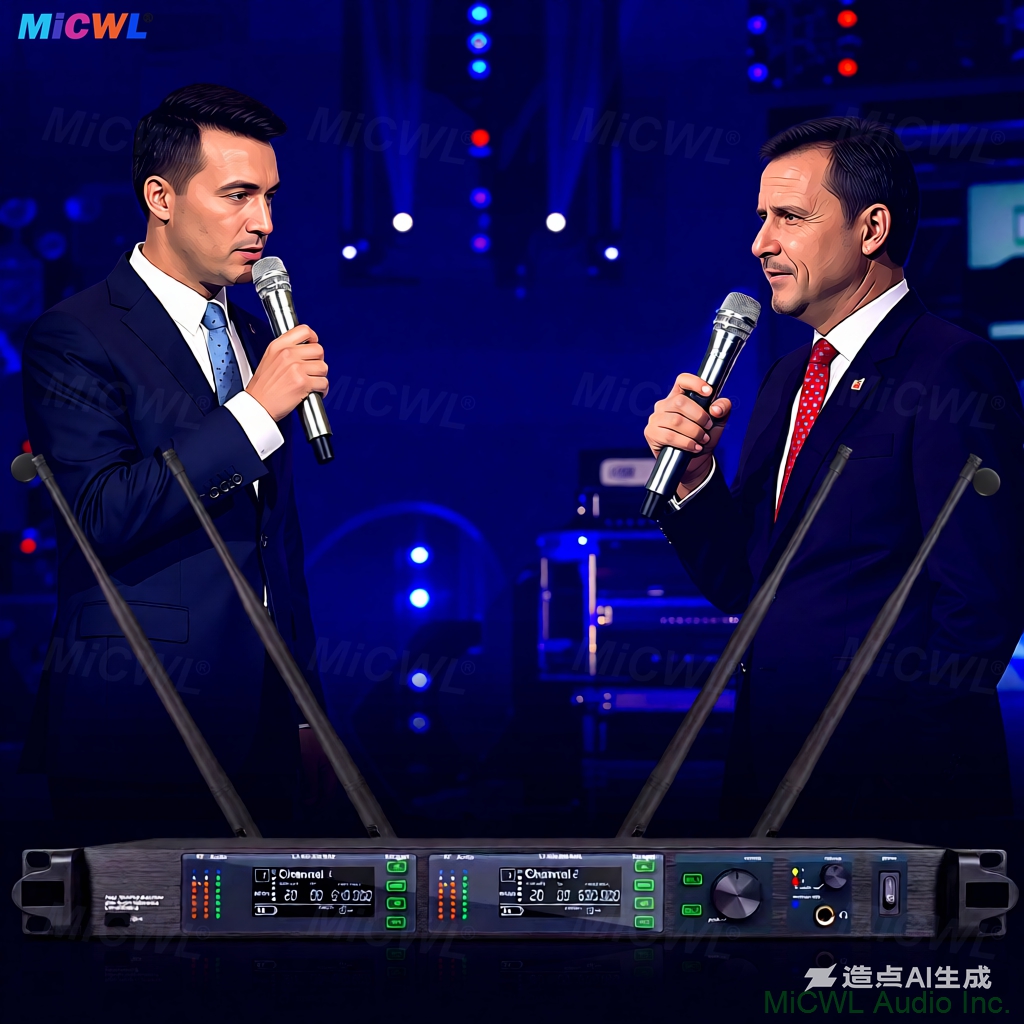 Close-up of KSM8 microphone head with premium metal construction and windscreen for clear vocal reproduction and durability in professional settings