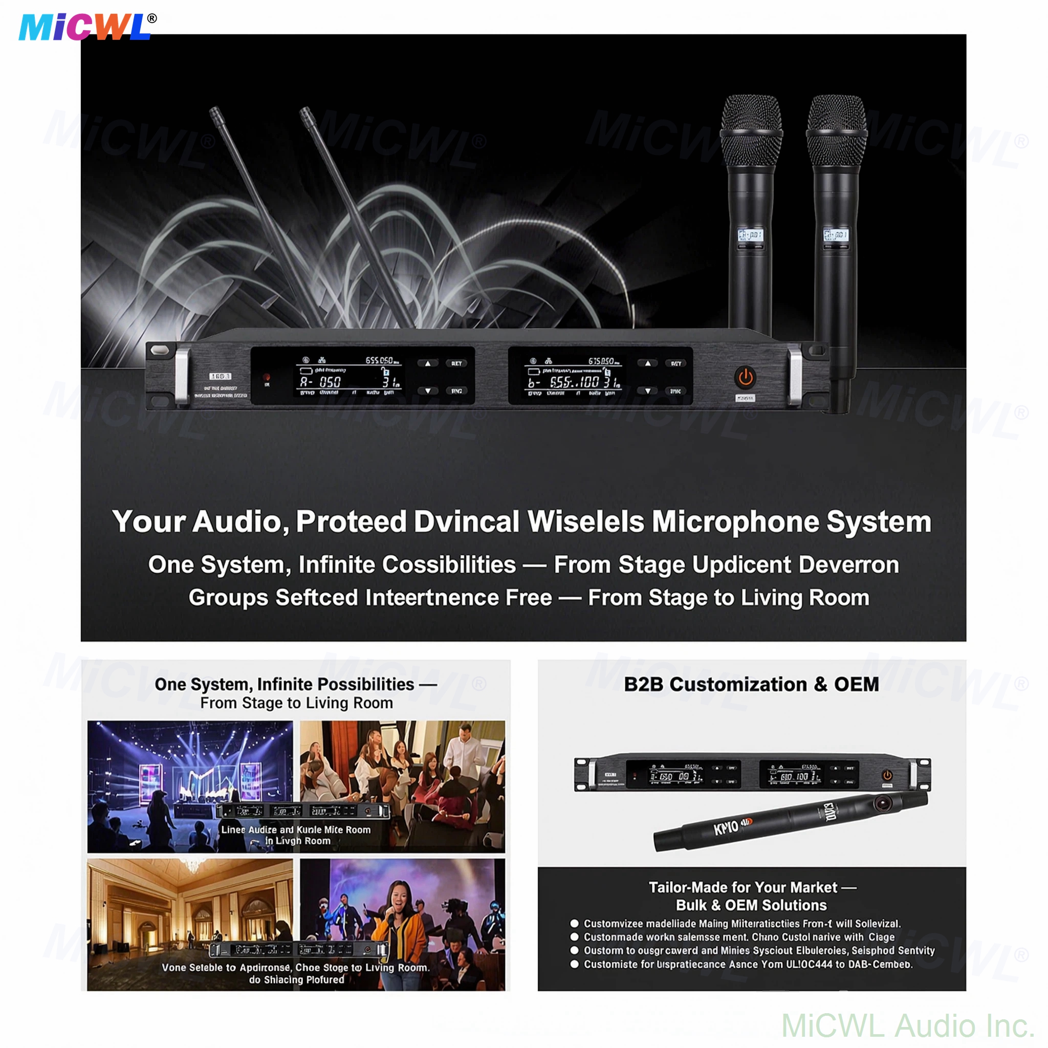 KM9 Metal Handheld Microphone - Built to Perform and Last for Professional Stage Performances