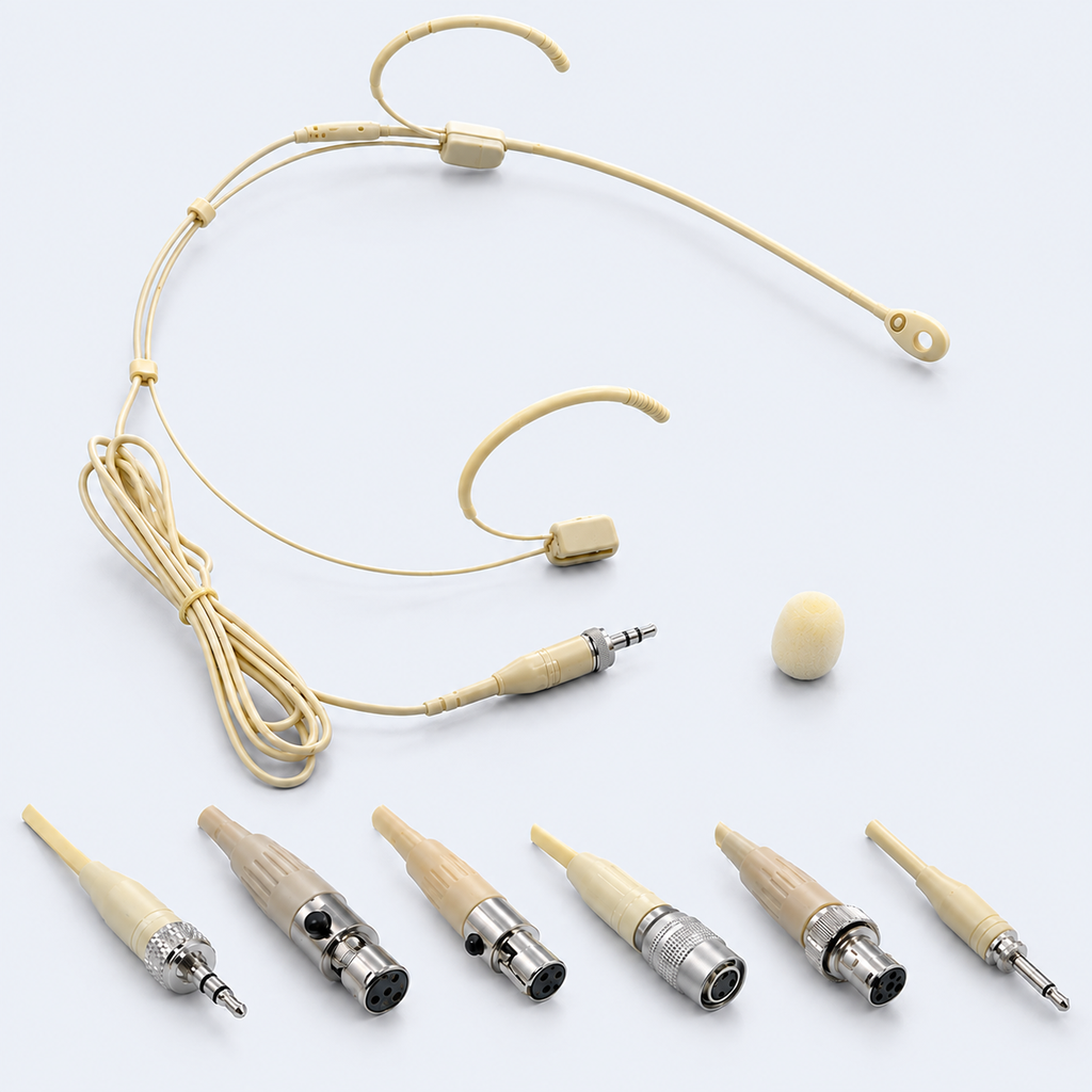 Beta-CC Beige Cardioid Headset Mic for Shure/Sennheiser/AKG & PC